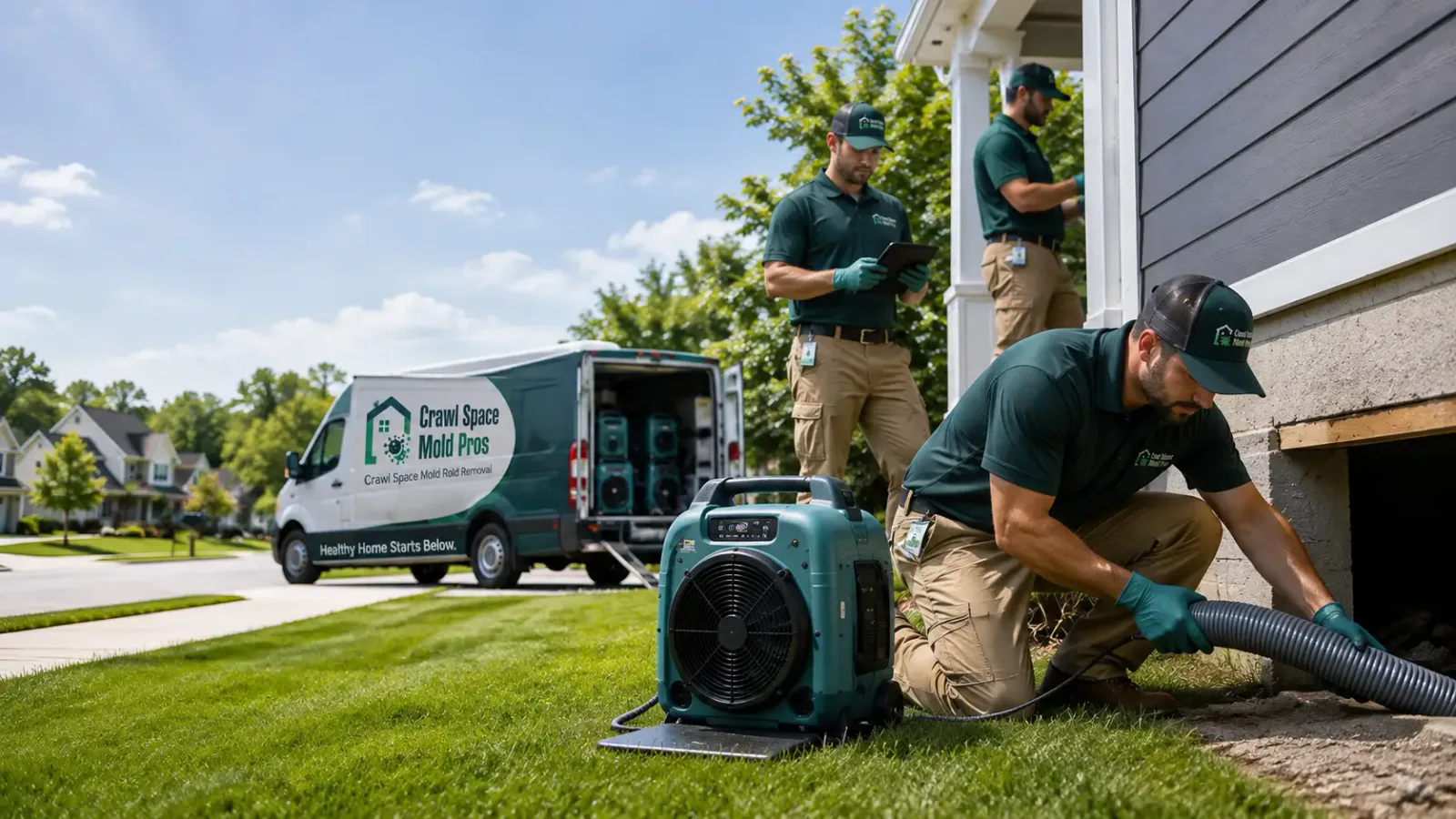 Crawl Space Mold Removal in Vershire, VT